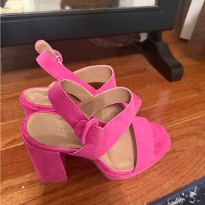 Madden Girl Fuchsia Block Heels